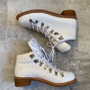 JEFFREY CAMPBELL FOR FREE PEOPLE white hiking boots new condition